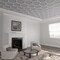 Ekena Millwork 40 12W x 23 38H x 1T Small Westmore Decorative Fretwork Ceiling Panels, PVC CELP41X2303WST - alternate 1